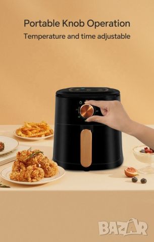 Уред за готвене без мазнина Air Fryer,4 л.,700W JD688, снимка 8 - Фритюрници - 46089830