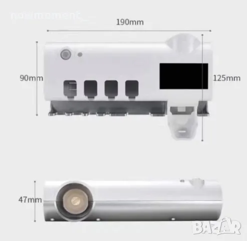 Соларен диспенсър за паста за зъби/ Има UV лъчи, но трябва да не засича движение известно време, за , снимка 15 - Други - 49184448