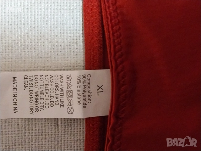 XL Сатенена бикина в, черно ,червено и пепел от рози, снимка 10 - Бельо - 53613748