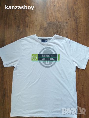 sergio tacchini - страхотна мъжка тениска Л, снимка 4 - Тениски - 46162597