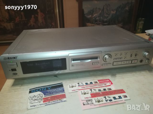 SONY MDS-JE510 MINIDISC DECK-ВНОС GERMANY LNWC2207241029, снимка 3 - Декове - 46655750