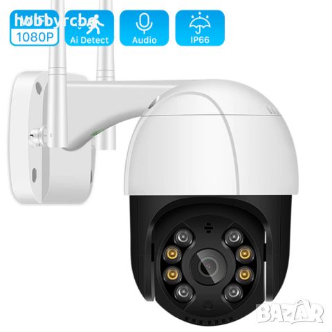 Безжична PTZ WIFI охранителна камера 3MP за видеонаблюдение, снимка 8 - IP камери - 46394470