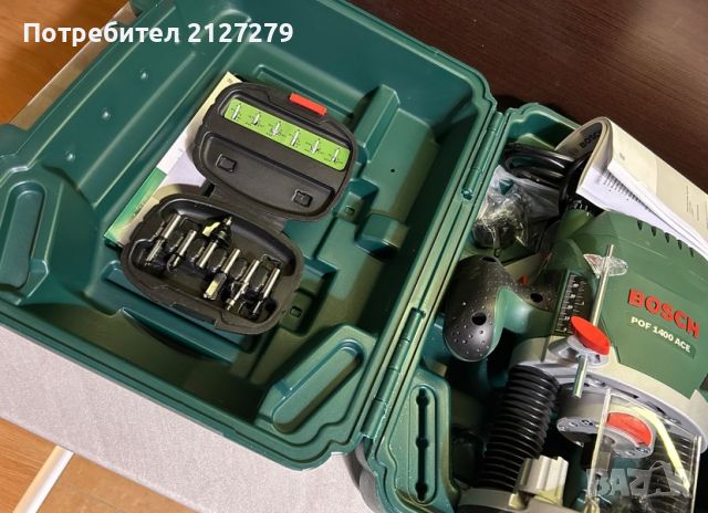 Оберфреза Bosch POF 1400 ACE, 1400 W, 6-8 мм, снимка 2 - Други инструменти - 45608727