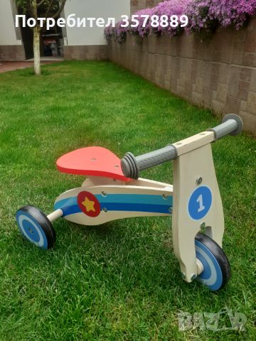 Дървено детско колело, снимка 5 - Детски велосипеди, триколки и коли - 45453488