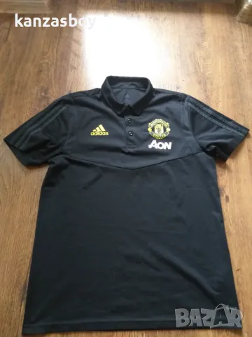 adidas Manchester United FC Polo - страхотна мъжка тениска М, снимка 5 - Тениски - 47078139