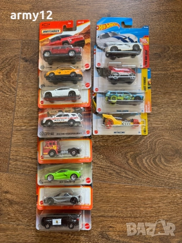 Hot wheels и matchbox колички