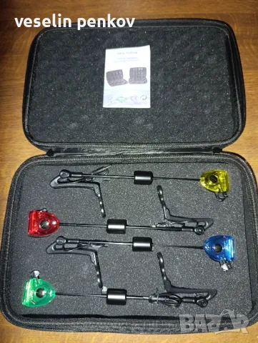 Обтегачи за сигнализатори 4 броя в защитен кейс - Нови , снимка 1