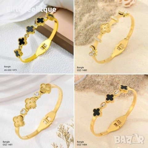 гривни от висококачествена стомана chanel hermes gucci, снимка 5 - Гривни - 52185539