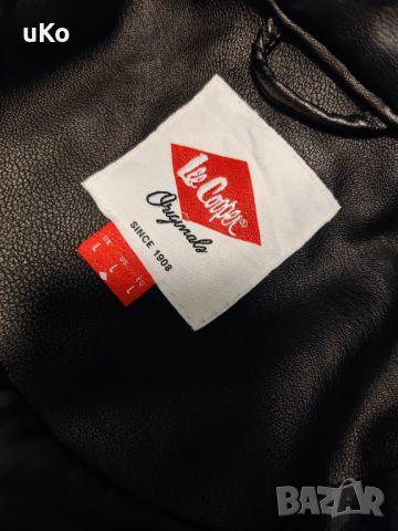 ОРИГИНАЛНО Мъжко Кожено яке Lee Cooper, снимка 3 - Якета - 46189085