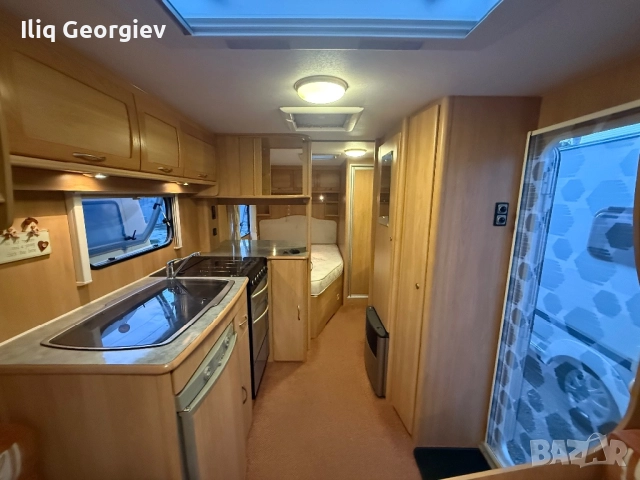 Каравана Lunar Quasar-ФРЕНСКА СПАЛНЯ/ФОРСЕЛТ/ТЕНТА/MOVER/ОБОРУДВАНА/КАТО НОВА, снимка 6 - Каравани и кемпери - 52162188