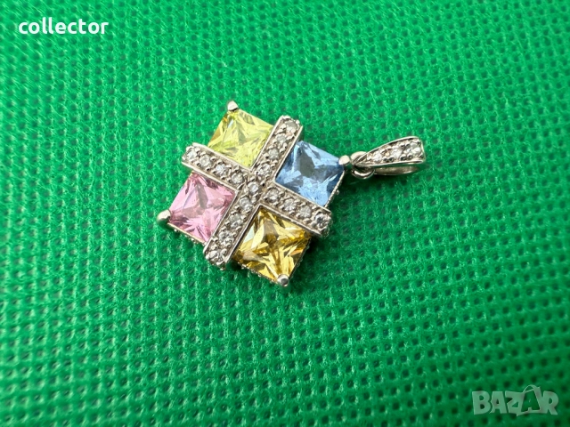 Дизайнерско бижу / висулкал. №7536, снимка 3 - Колиета, медальони, синджири - 52213330