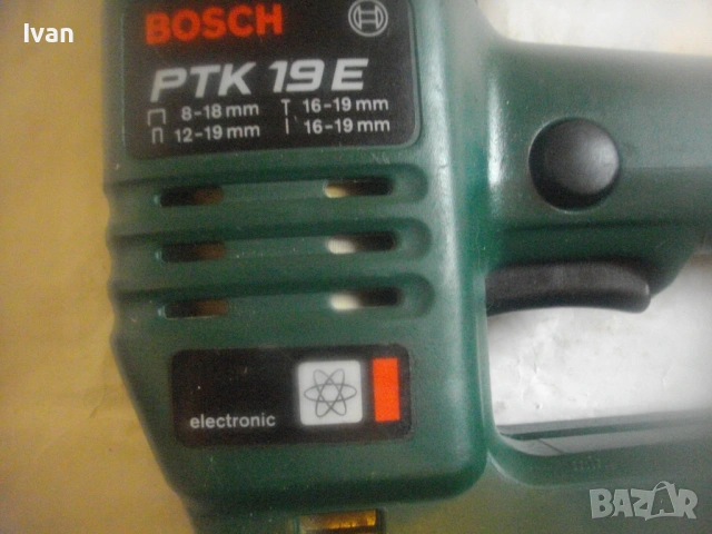 Като нов BOSCH PTK19E Немски оригинал ЕЛ.ТАКЕР БОШ Старо качество 1991г.Комбиниран 19мм с ел.контрол, снимка 5 - Такери - 54017679