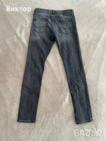 Тъмно Сиви Дънки Jack & Jones, снимка 2 - Дънки - 52359438