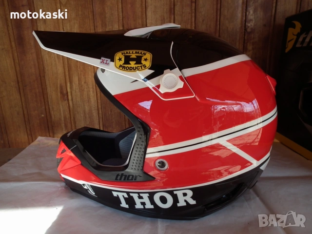 Thor Verge GP Pro мотокрос шлем каска за мотор AMA FIM, снимка 3 - Аксесоари и консумативи - 54001922