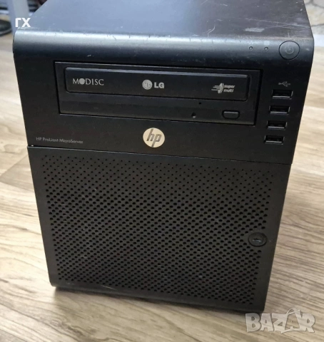 HP ProLiant MicroServer 2x3tb дискове, снимка 4 - Работни компютри - 53067557