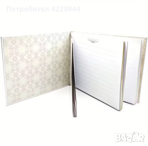 Сватбена булчинска книга за гости – с място за снимки и пожелания Guest Book, снимка 3 - Други - 52261202