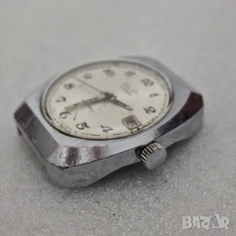 Работещ! Механичен Мъжки Часовник POLJOT Automatic 23 jewels, СССР, снимка 2 - Антикварни и старинни предмети - 46966376