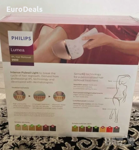Philips фотоепилатор Lumea 9900 нов, снимка 2 - Епилатори - 54137155