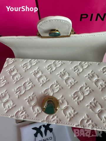 PINKO Love One Mini Dc – оригинална кожена чанта | НОВА , снимка 6 - Чанти - 54048703