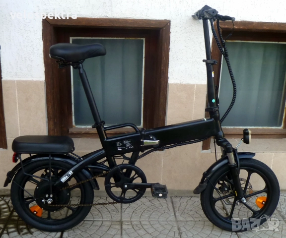 Електрически Е-Байк Ю2 - сгъваем "пони" ! На 400 км. Като НОВ ! , снимка 7 - Велосипеди - 52860012