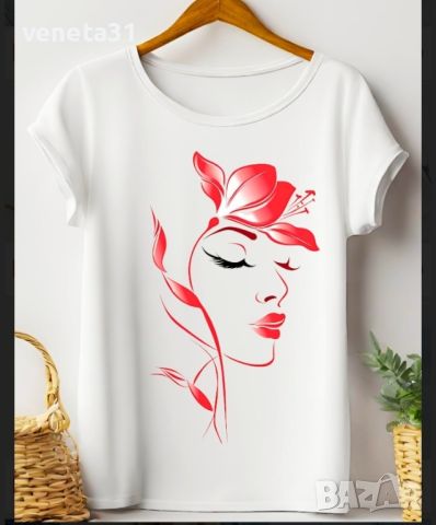 Дамски Art блузи с къс ръкав , снимка 5 - Тениски - 45632837