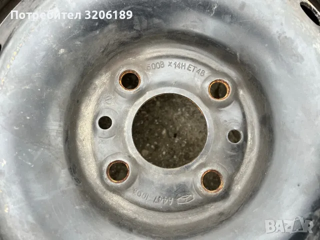 Резервна джанта с гума 14 цола 4х98 за Фиат Ланчия / Fiat Lancia , снимка 5 - Гуми и джанти - 49641775