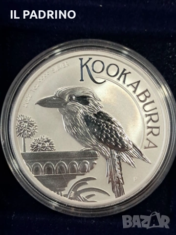 Сребърна монета Кукабура от 2022 1 унция OZ 