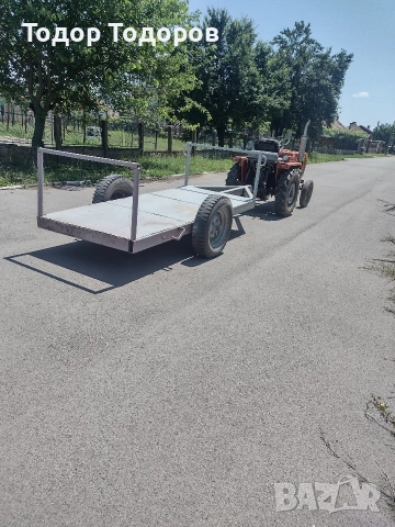 Платформа, ремарке за бали или кошери за малък китайски или японски трактор., снимка 3 - Селскостопанска техника - 52544863