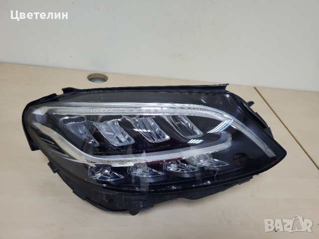 Десен фар фарове Mercedes W205 LED High Performance desen far farove, снимка 6 - Части - 45053758