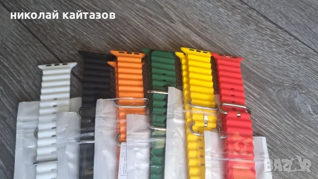 Силиконови каишки за смарт часовници,Apple Watch Ultra 49mm, снимка 13 - Смарт часовници - 48264055