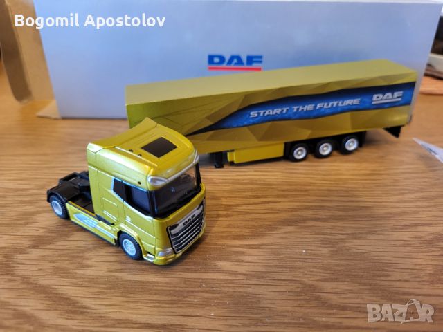 Умален модел на DAF XG+ с ремарке 1:87, снимка 4 - Колекции - 45602254