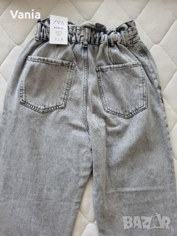 Дънки с висока талия Zara, снимка 4 - Дънки - 45297955