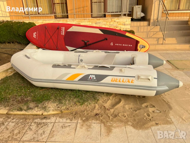Продавам надуваема лодка AQUA MARINA с бензинов двигател Honda BF6DH LHU, снимка 3 - Екипировка - 53294189