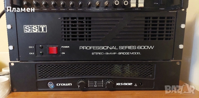 Крайни стъпала CROWN SLS 602 и SST, кросовер KMЕ, смесител INTER-M, снимка 5 - Ресийвъри, усилватели, смесителни пултове - 52129238