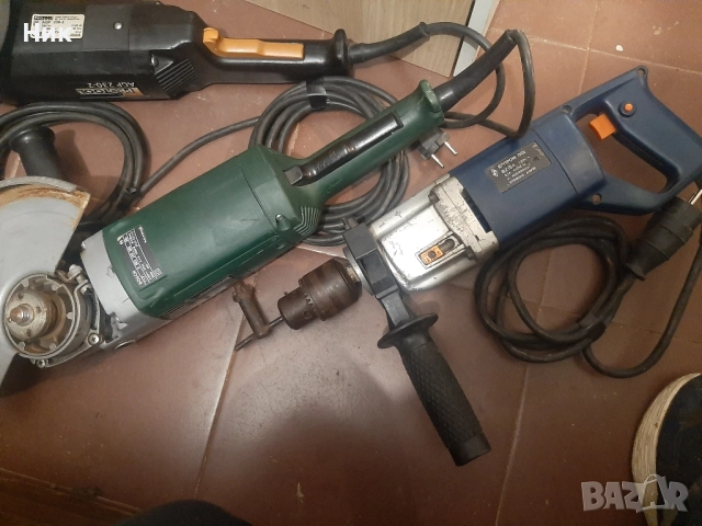 Големи ъглошлайфи и бормашина, снимка 7 - Ъглошлайфи - 52954739