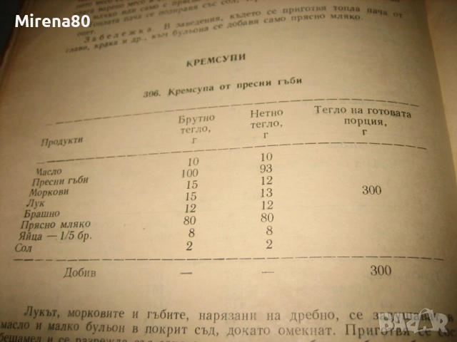 Сборник с готварски рецепти за заведенията за обществено хранене - 1968 г., снимка 12 - Специализирана литература - 52335806