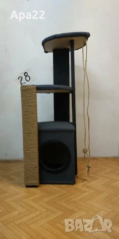 НОВИ КОТЕШКИ КАТЕРУШКИ С КЪЩИЧКА – 90 см ОБЛЕН , снимка 4 - За котки - 52484339