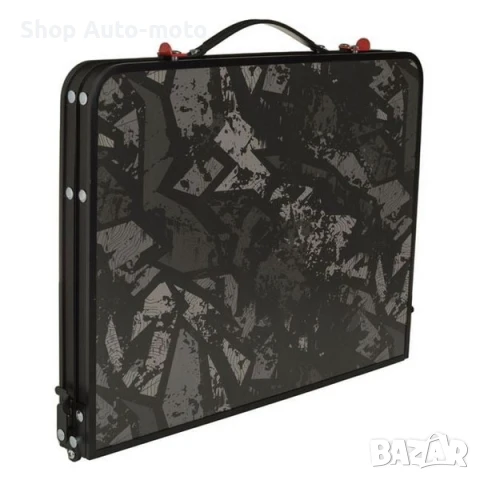 Алуминиева маса Automat, Сгъваема маса за къмпинг и пикник, 64x42x30см, Черна, снимка 5 - Къмпинг мебели - 50869714