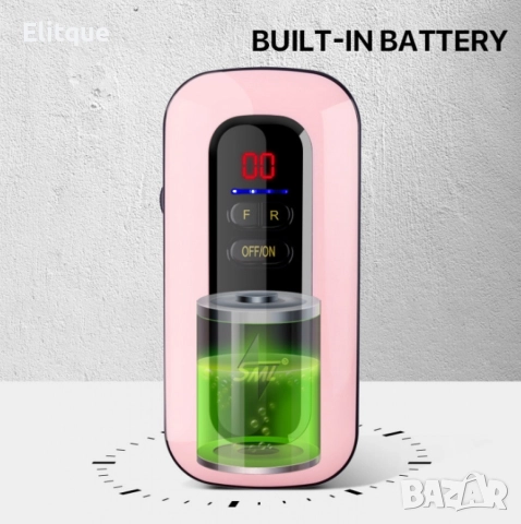 Компактна преносима електрическа пила за маникюр с LED дисплей, снимка 6 - Педикюр и маникюр - 52839289