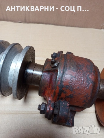 Соц Стар Вал За Циркуляр Машини Техника Тегло 11кг. Номер 582., снимка 3 - Антикварни и старинни предмети - 53168502