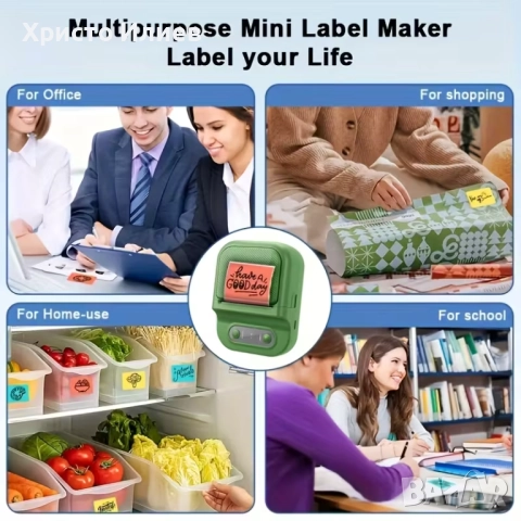 Преносим термален принтер за етикети , снимка 6 - Друга електроника - 52052103