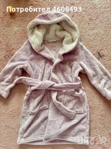 Сладко халатче за вкъщи топло и уютно за момиченце 