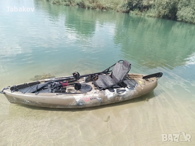 Риболовен каяк с педали, снимка 3 - Водни спортове - 51671372