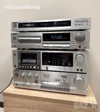 🔊Ретро аудио система - сет TECHNICS - усилвател, сд плеър, дек и тунер🔈, снимка 2 - Аудиосистеми - 53641395