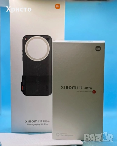 НОВ!!! Xiaomi 17 Ultra, 16GB RAM, 512GB, Black + Photography Kit Pro 