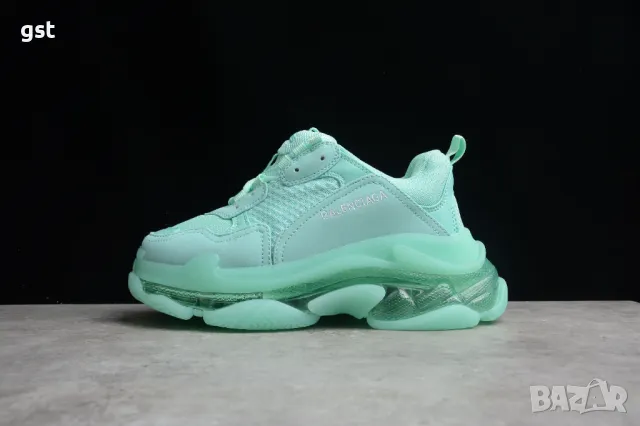 Редки Топ Balenciaga Triple S Gummy Green 