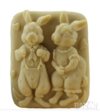 Молд зайчета за сапуни и свещи , снимка 5 - Форми - 53159723