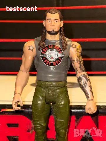 Екшън фигура WWE Baron Corbin Барън Корбин figure wrestling играчка Mattel Basic, снимка 4 - Колекции - 48398314