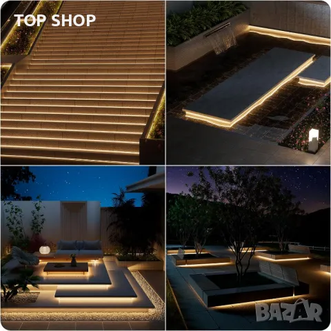 LED лента PAUTIX COB Топло бяло 3000K DC24V, 5M 2400LEDs, (захранване НЕ е включено), снимка 6 - Лед осветление - 49682787