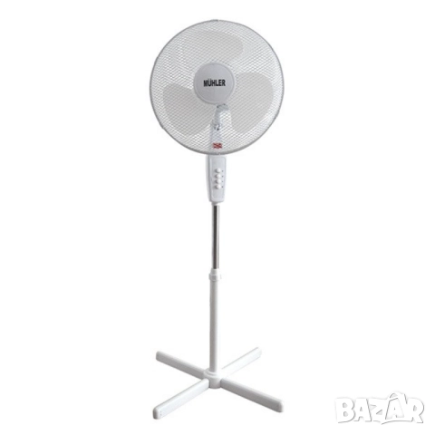 Вентилатор на стойка 16''Muhler, 40W, снимка 4 - Друга електроника - 52112840